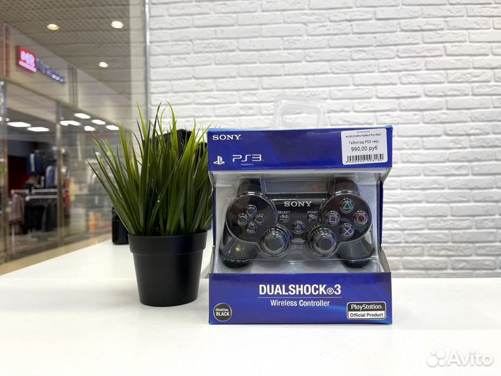 Геймпад для PS3 черный