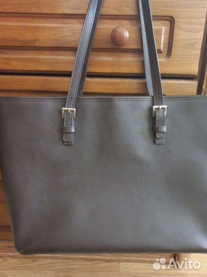 Сумка шоппер, женская, натуральная кожа, Франция