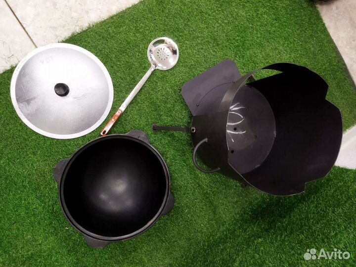 Казан 10 литров печь шумовка