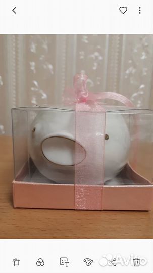 Икорница-рыбка, фарфор. Lefard