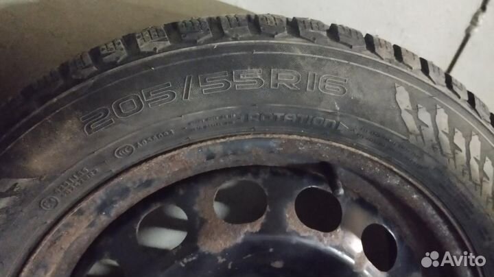 205/55 R16 Nokian Hakkapeliitta 9 Зима Штампованные R16 pсd:5x112 ет:42 DIA:57.1