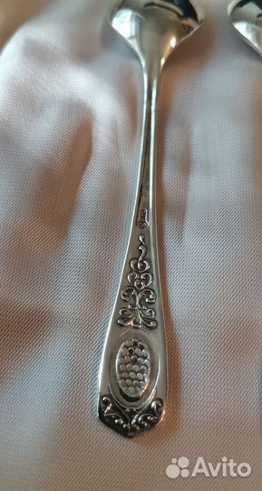 Набор посеребренных чайных ложек 6шт (новые)