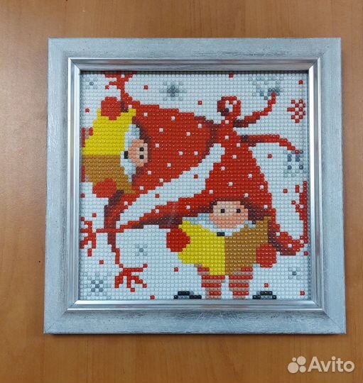 Алмазная вышивка готовая работа
