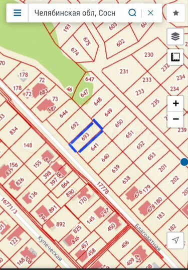 Участок 6,9 сот. (ИЖС)