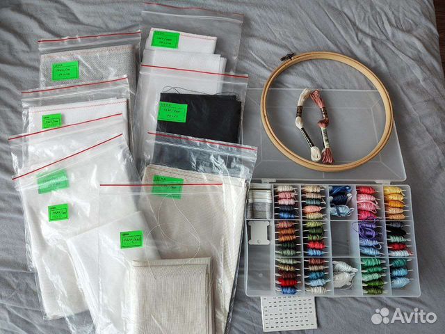 Остатки для вышивки крестиком