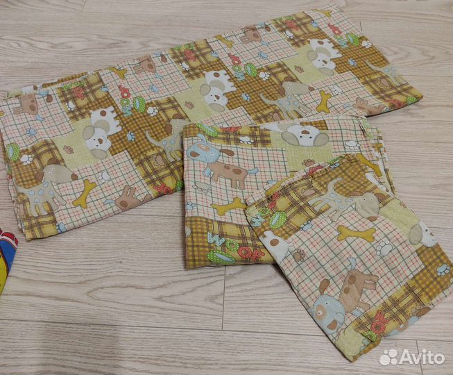 Постельное белье 1.5сп детское б/у