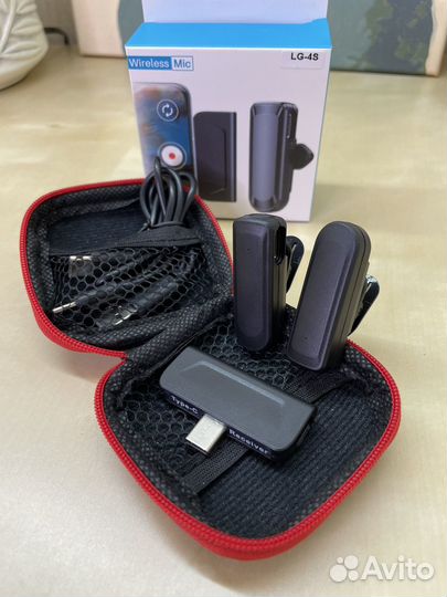 Беспроводной петличный микрофон Type-C (2 штуки)