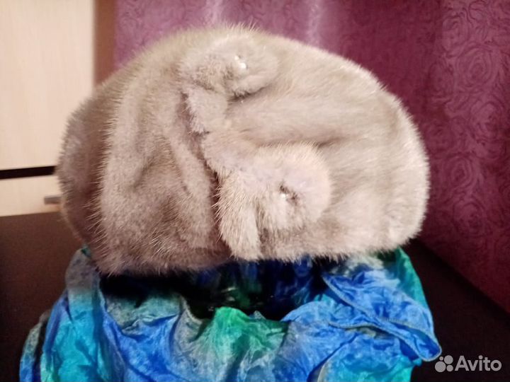 Берет норковый