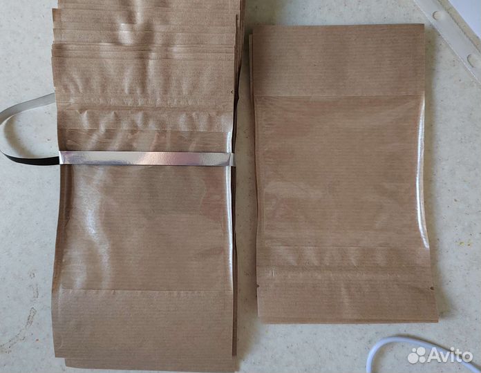 Зип пакеты Крафт и фольгированные