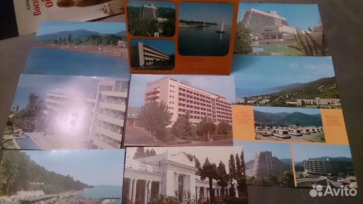Сочи. Лазаревское набор открыток 1979 года (СССР)