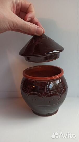 Горшок глиняный для запекания