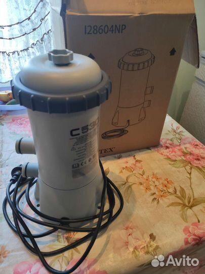 Фильтр-насос картриджный intex c530 2006л/ч