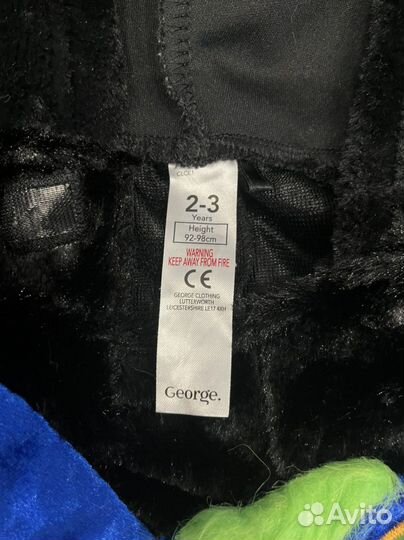 Карнавальный костюм летучая мышь 98 размер