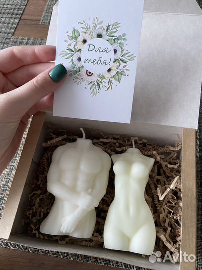 Свечи мужской и женский торс