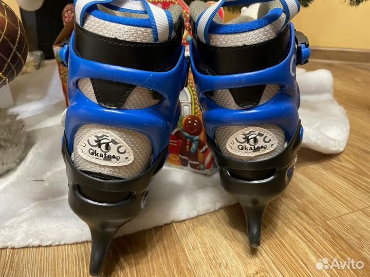 Коньки детские раздвижные 26 29