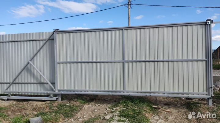 Забор из профнастила 2 метра
