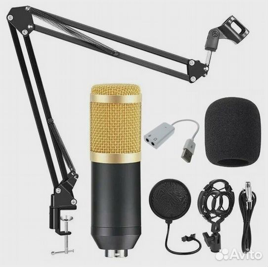 Микрофон конденсаторный BM800 новый