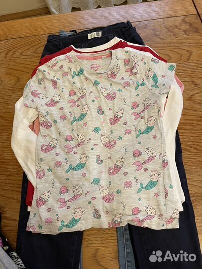 Вещи пакетом на девочку 122 128