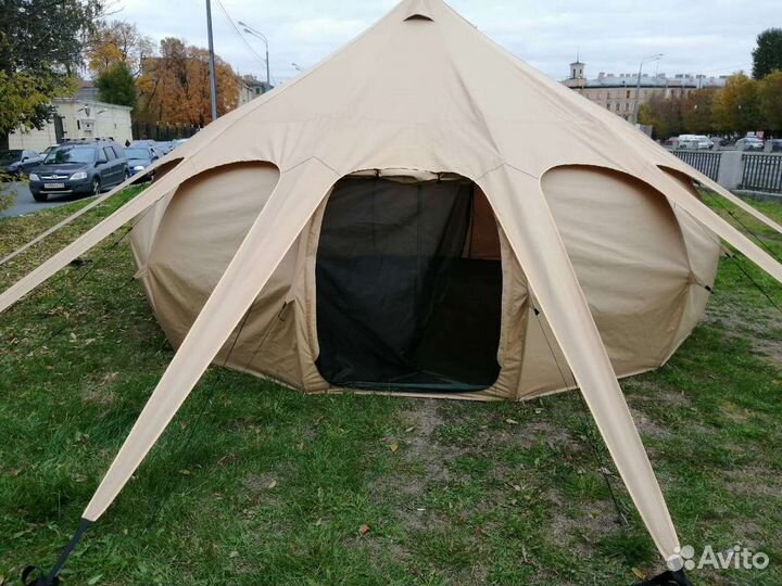 Палатка для глэмпинга, кемпинга Лотос, шатер