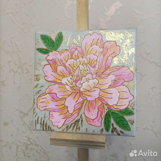 Картина акрилом на холсте