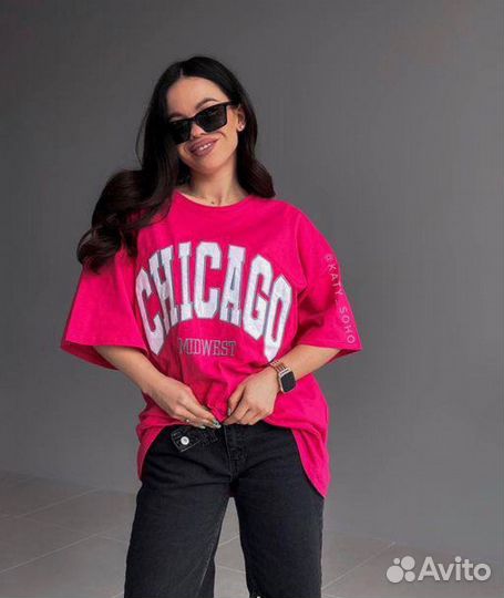 Футболка женская оверсайз