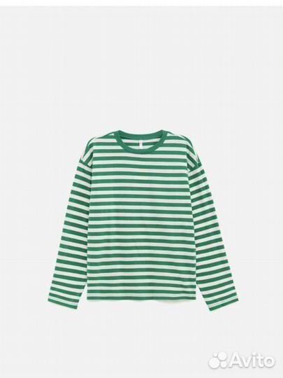 Хлопковый лонгслив (тельняшка) befree