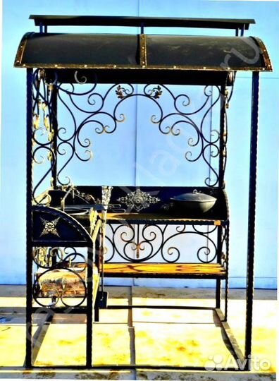 Мангал С печкой под казан