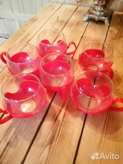 Стаканы в подстаканнике гдр, СССР