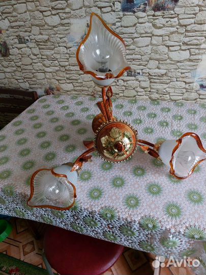 Люстра потолочная бу