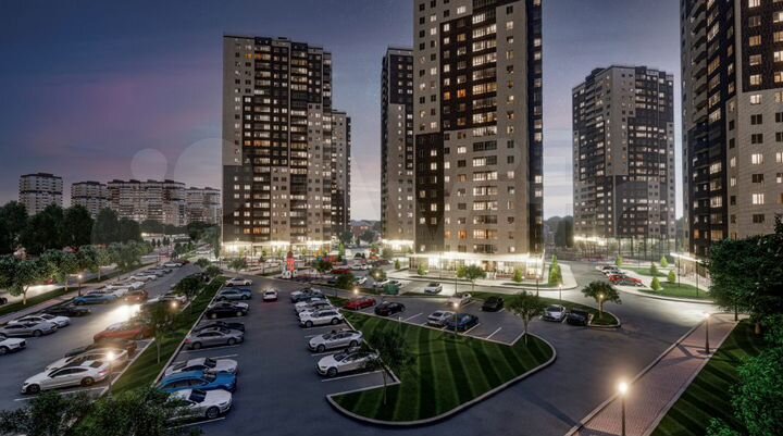 2-к. квартира, 56,8 м², 19/24 эт.