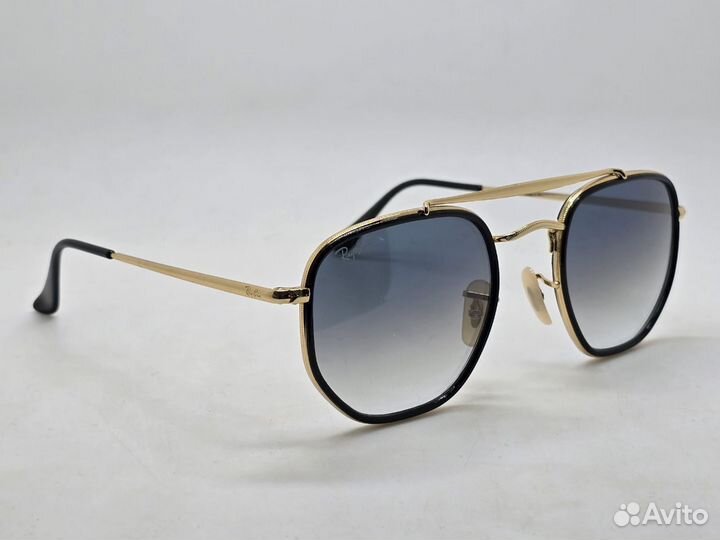 Солнцезащитные очки Ray Ban формы трапеции мужские