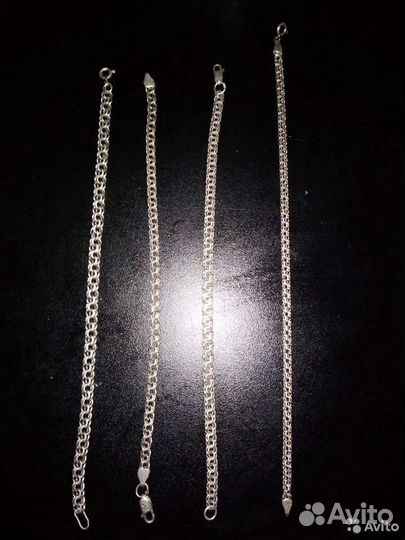 Браслеты, кольца из серебра