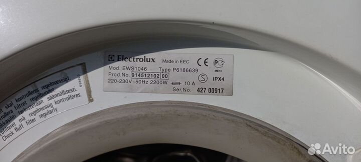 Electrolux ews 1046