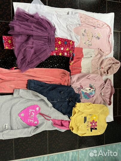 Вещи пакетом для девочки 122-128