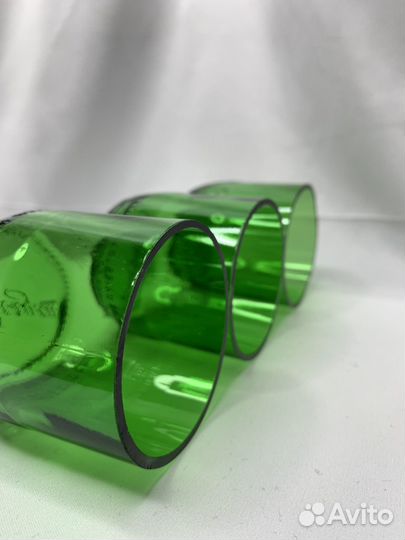 Набор подсвечников из бутылок