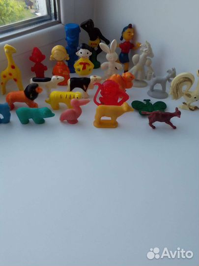 Игрушки колкий пластик, пластик СССР