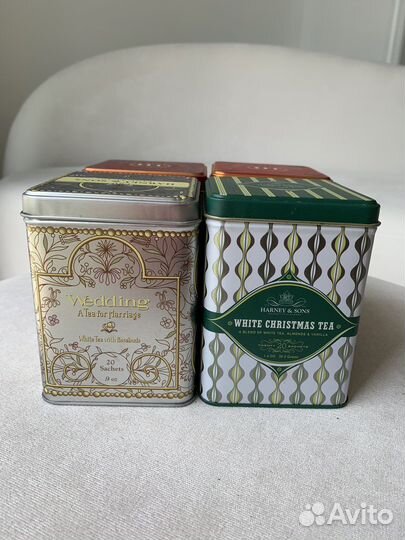 Банки из под чая Harney and sons