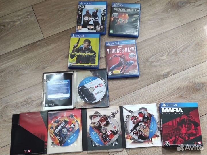 Игровые диски на ps4