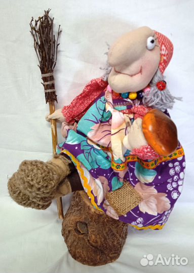 Кукла Баба-Яга текстильная