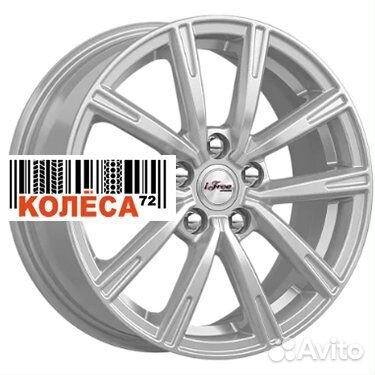 IFree Драйвер 6x15 5x100 ET38 Dia57.1 Сильвер