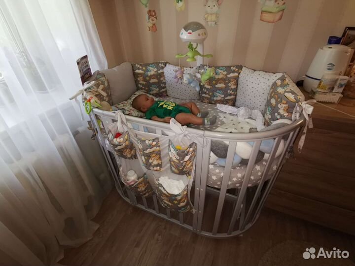 Бортики в детскую кроватку