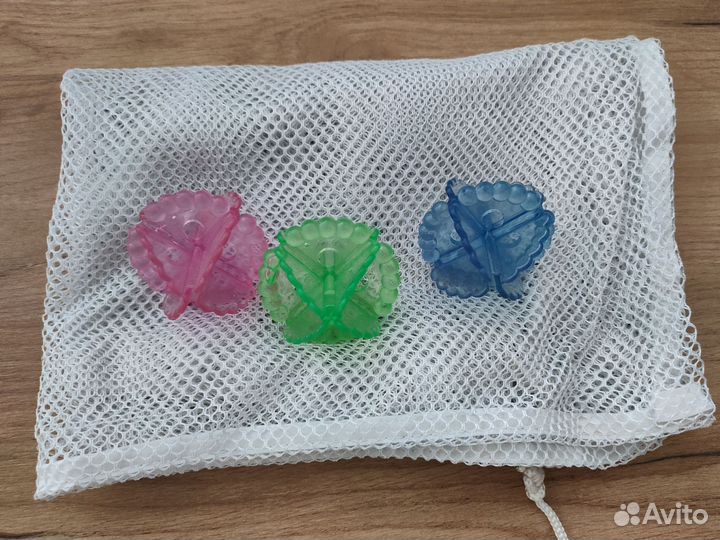 Мешок и мячики для деликатной стирки