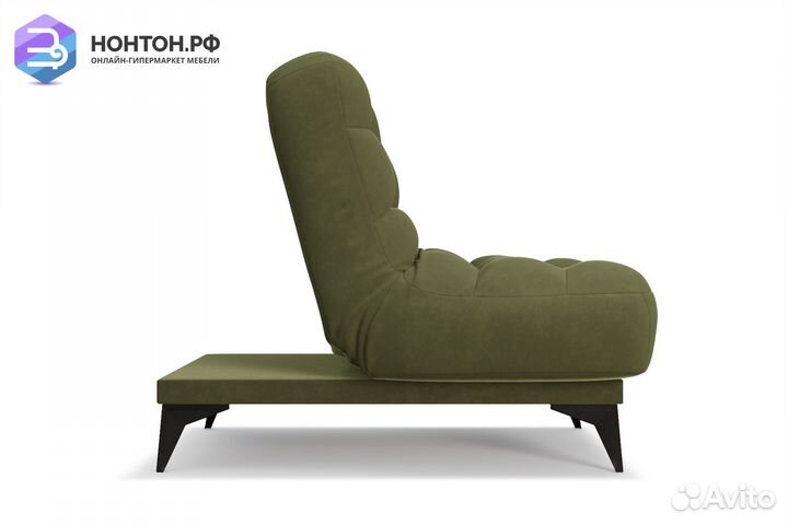 Кресло клик-кляк Арно велюр зеленый