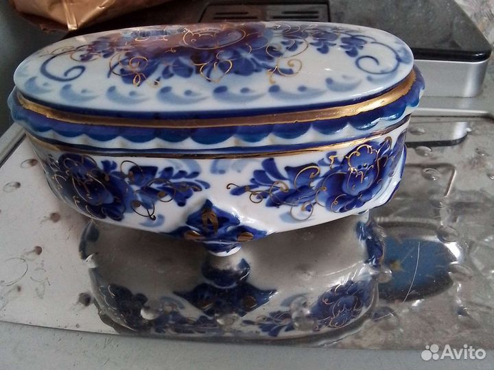 Шкатулка Гжель