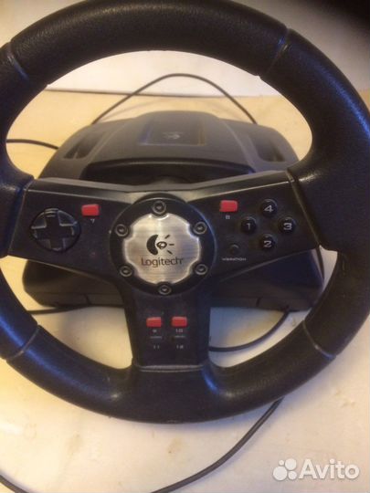 Игровой руль для пк педалей нет