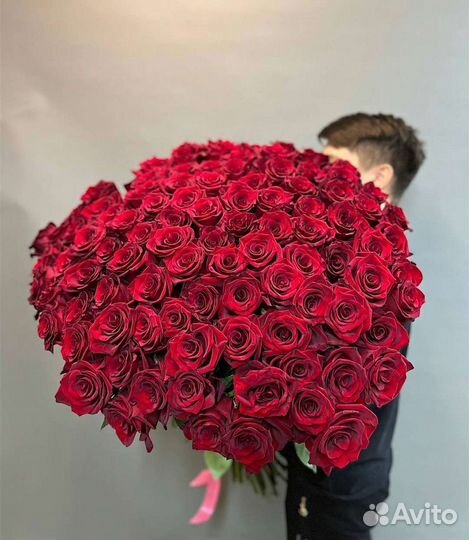 Букет 101 роза. Цветы с доставкой