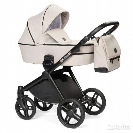 Коляска 2 в 1 Lonex Emotion XT бежевая