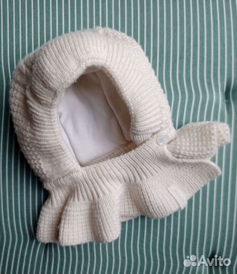 Шапки на малышку, Шапка шлем Журавлик