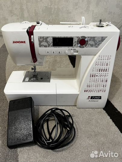Швейная машинка janome artdecor 734D