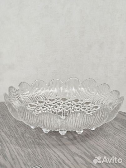 Хрустальная ваза для фруктов